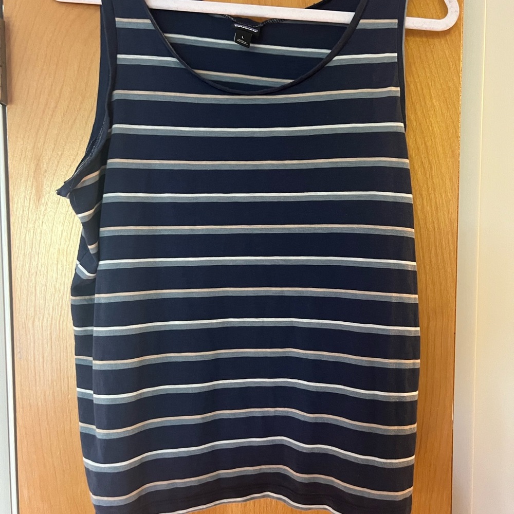 Patagonia Navy Striped Tank Top